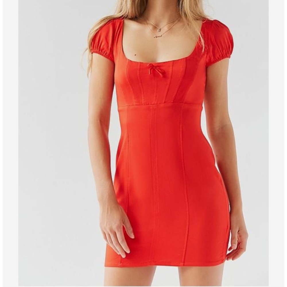 Urban Outfitters Scarlet Cap Sleeve Mini Dress